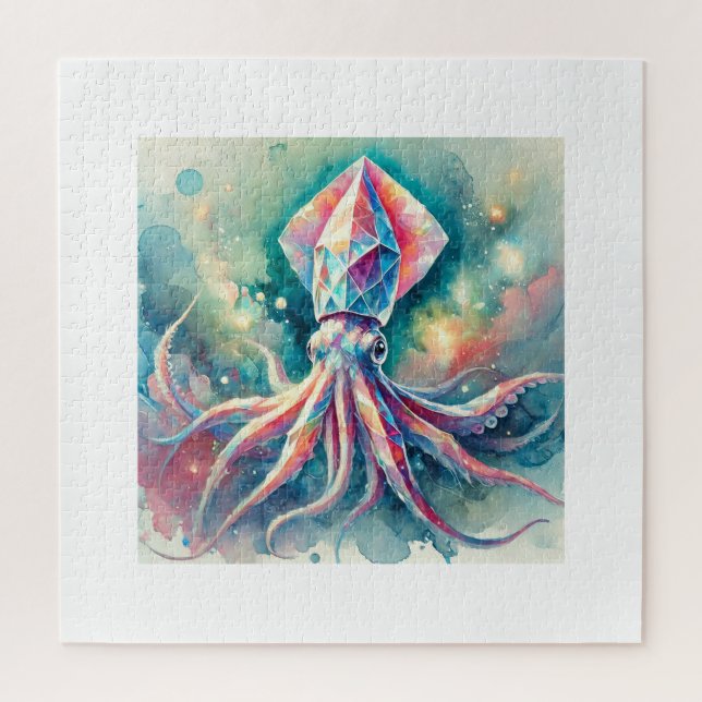 Diamond Squid Serenity 310824AREF127 - Watercolor Puzzle (Vertikal)