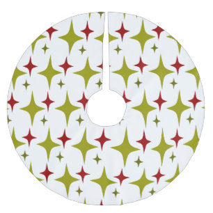 Diamond Stars Polyester Weihnachtsbaumdecke