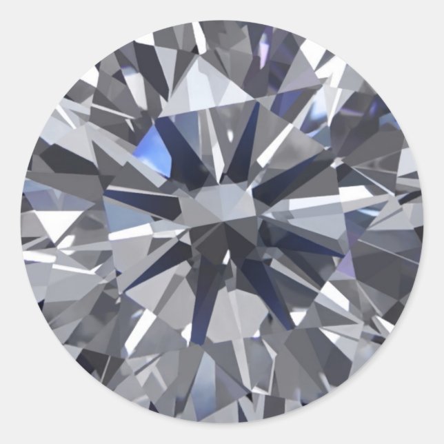 Diamond Too Runder Aufkleber (Vorderseite)