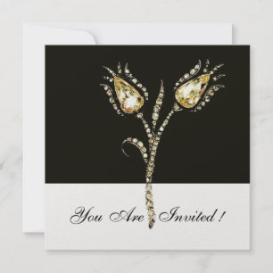 DIAMOND TULIPS,Ice Metallic Einladung