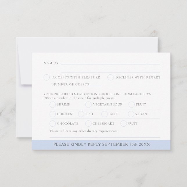 Diamond Wedding Anniversary Aquarellmalerei RS RSVP Karte (Rückseite)