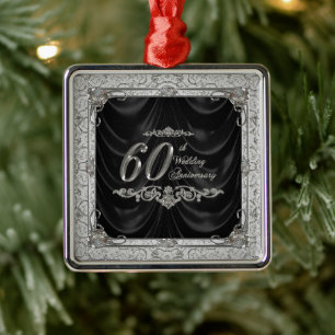 Diamond Wedding Anniversary Ornament