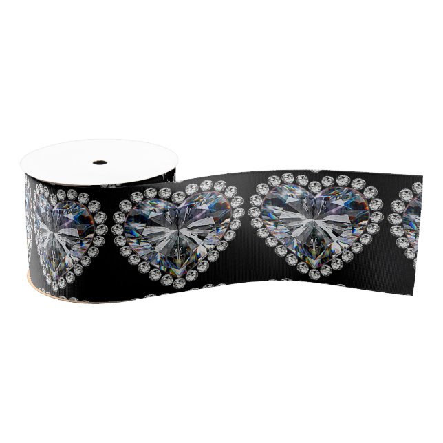 Diamond Wedding Anniversary Ribbon Ripsband (Spule)