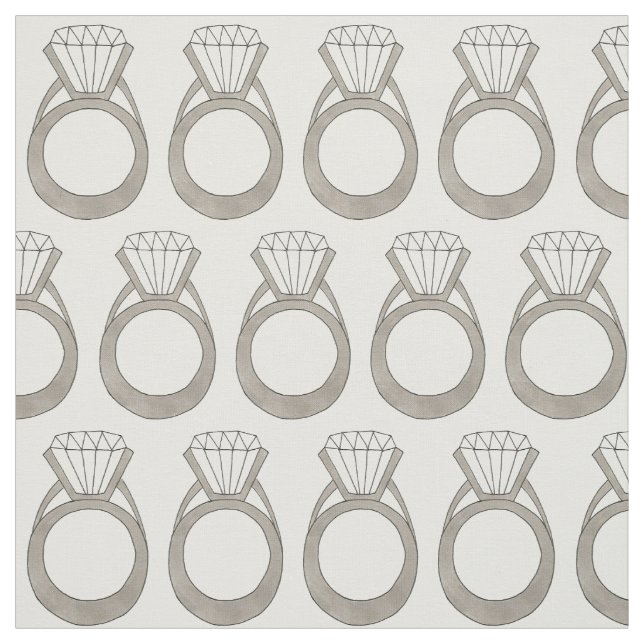 Diamond Wedding Verlobung Ring Bride Bling Bridal Stoff (Muster)