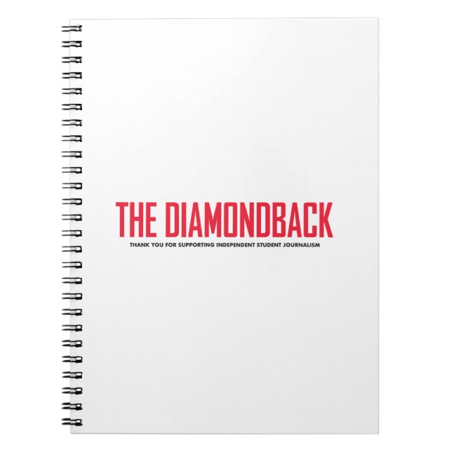 Diamondback Spiral Notebook Modern Logo Notizblock (Vorderseite)