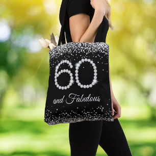 Diamonds 60 fabelhafte Geburtstag schwarz silber e