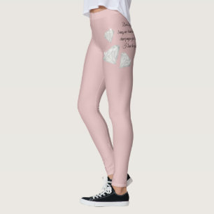 Diamonds & Champagne Zitat – Dear Life Edition Leggings