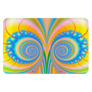 Diamonds Fraktal von Shirley Taylor Magnet