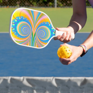 Diamonds Fraktal von Shirley Taylor Pickleball Schläger
