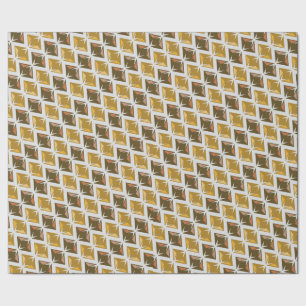 DIAMONDS goldener Großdruck Geschenkpapier