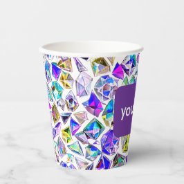 Diamonds in watercolor  pappbecher