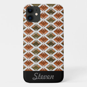 Diamonds Pattern Geometrische rote Gemische irgend Case-Mate iPhone Hülle