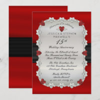 Diamonds Rubies Red 15. Hochzeitstag
