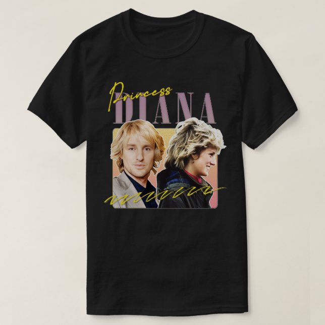 Diana 80er Retro Meme Ästhetik T-Shirt (Design vorne)