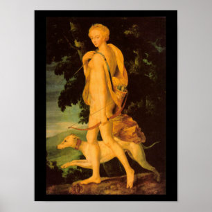 Diana As Huntress Fine Art Reproduction Poster