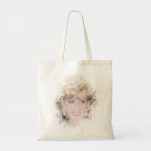 Diana Das Wasserfarbenportrait der Volksprinzessin Tragetasche
