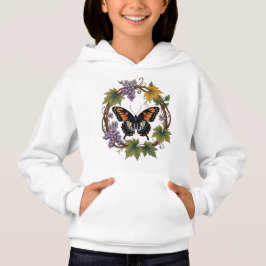 Diana fritillary Butterfly Surrounded By Cynthiana Hoodie
