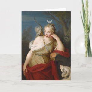 Diana, Göttin der Jagd   Pietro Rotari Karte