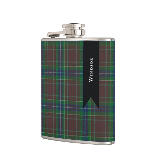 Diana Jagd Mode Prinzessin Tartan Kariert Flachmann (Links)