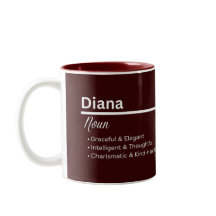 Diana Personalisierter Name Kaffeebecher
