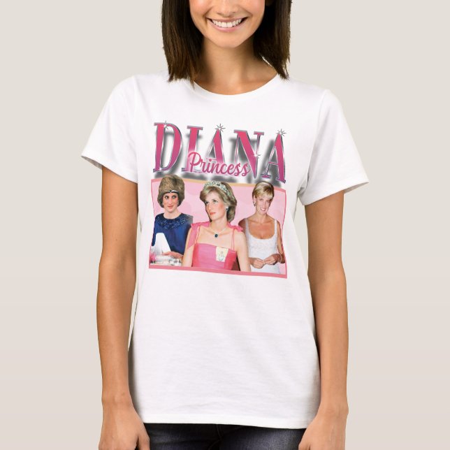 Diana Princess Design T-Shirt (Vorderseite)