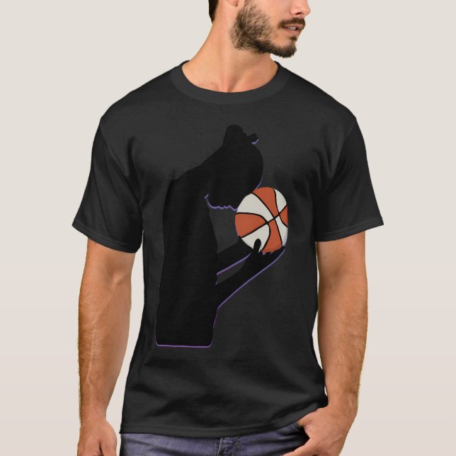 Diana Taurasi Phoenix Mercury Basketball Silhouett T-Shirt (Vorderseite)