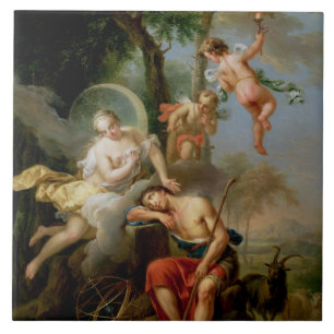 Diana und Endymion Fliese