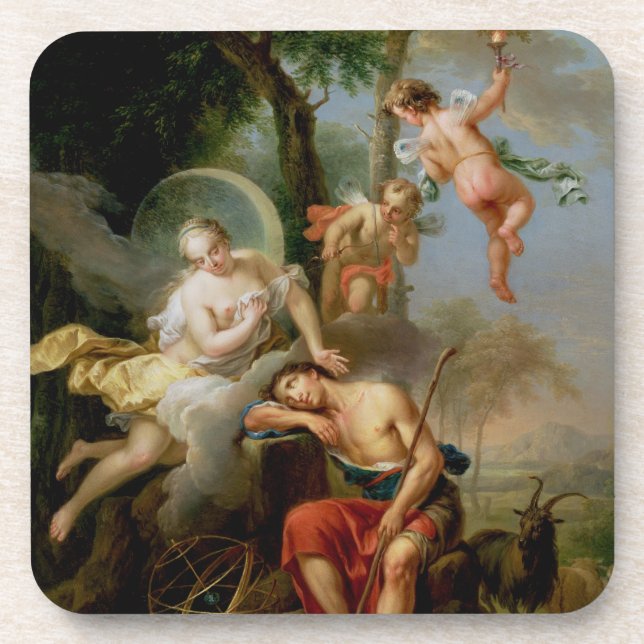 Diana und Endymion Getränkeuntersetzer (Vorderseite)