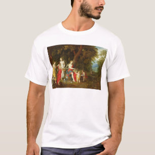 Diana und ihre Mädchen, nach der Jagd, 1626 T-Shirt