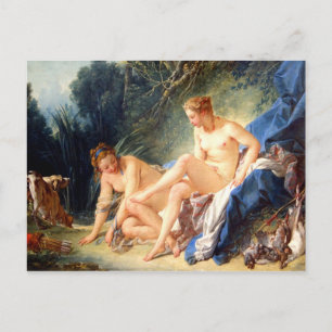 Diana Verließ ihr Bad Postkarte