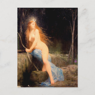 Diana - Vintages Gemälde - Lefebvre Postkarte