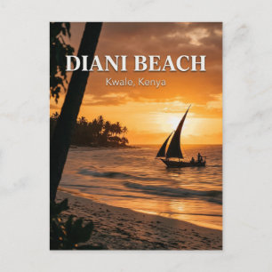 Diani Beach, Ukunda, Kwale County Postkarte