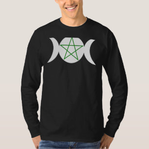 Dianic Wicca Triple Goddess Pentagramm T-Shirt