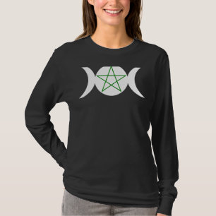 Dianic Wicca Triple Goddess Pentagramm T-Shirt