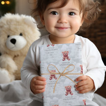 Diaper King Teddy Bär Custom Happy Geburtstagsname