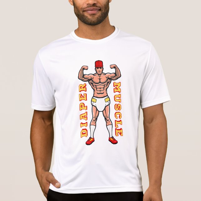 DIAPER MUSCLE T-Shirt (Vorderseite)