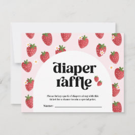 Diaper Raffle Berry Sweet Enclosure Card