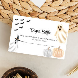 Diaper Raffle Boo Niedlich Halloween-Party Enclosu Begleitkarte