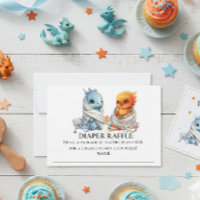 Diaper Raffle Dragon Phoenix Twins Kinderdusche