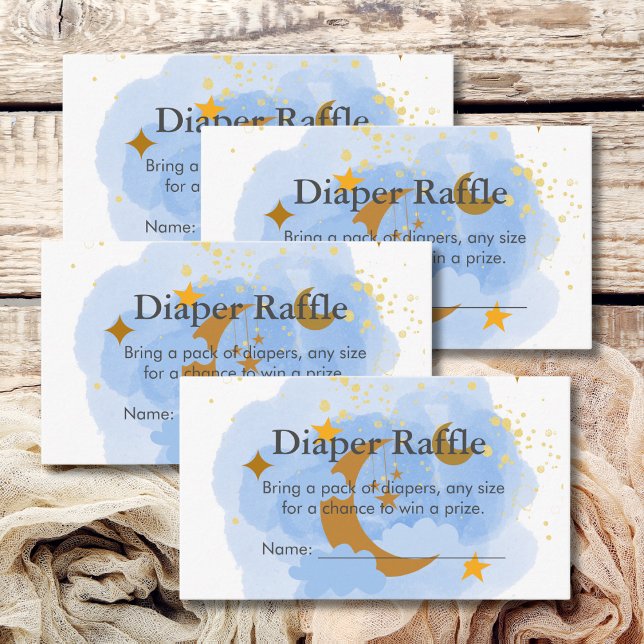 Diaper Raffle Game Twinkle Twinkle Little Star Begleitkarte (Von Creator hochgeladen)