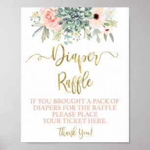 Diaper Raffle-Sukkulatur Poster