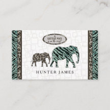 Diaper Raffle Ticket Elephant Safari Baby Dusche