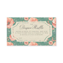 DIAPER RAFFLE TICKET | Storybook Babydusche