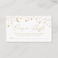 Diaper Raffle Twinkle Little Star Baby Dusche