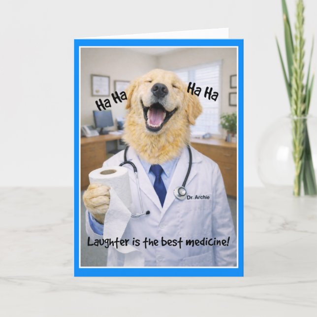 Diarrhea Get Well Card  TPA-1 Karte (Vorderseite)