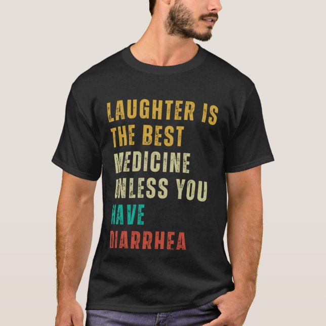 Diarrhea  Post Surgery Gag  Get Well Soon T-Shirt (Vorderseite)