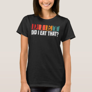 Diät habe ich diesen Grillmeister Koch Enthusiast T-Shirt