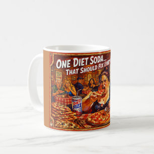 „Diät-Illusionen“ – Ein Porträt der Selbsttäuschun Kaffeetasse
