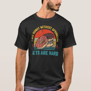 Diät ist hart Funny Anti Diät Donut Lover Retro S T-Shirt