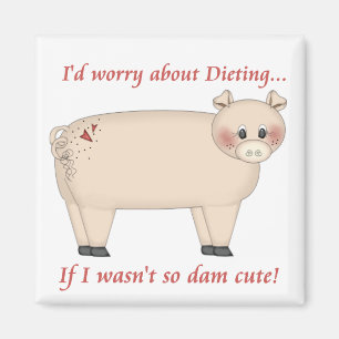Diät-Schwein Magnet